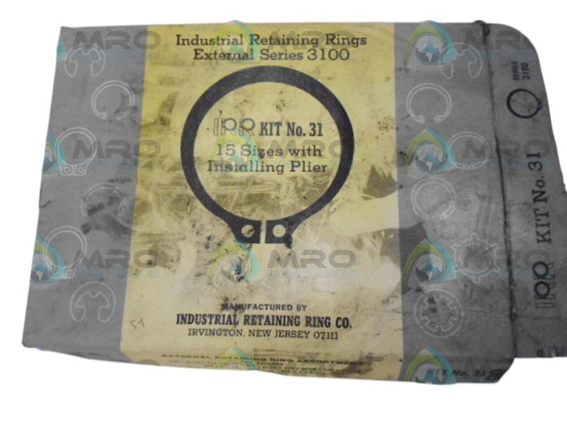 INDUSTRIAL RETAINGING EXTERNAL SERIES 3100 RING KIT 31 NSMP