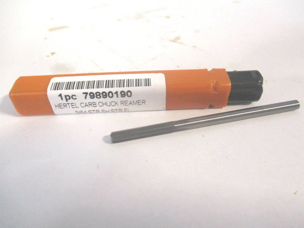 (500-001009) 9/64 x 3/4" x 2-1/2" OAL Straight Shank Carbide 4Fl Chucking Reamer