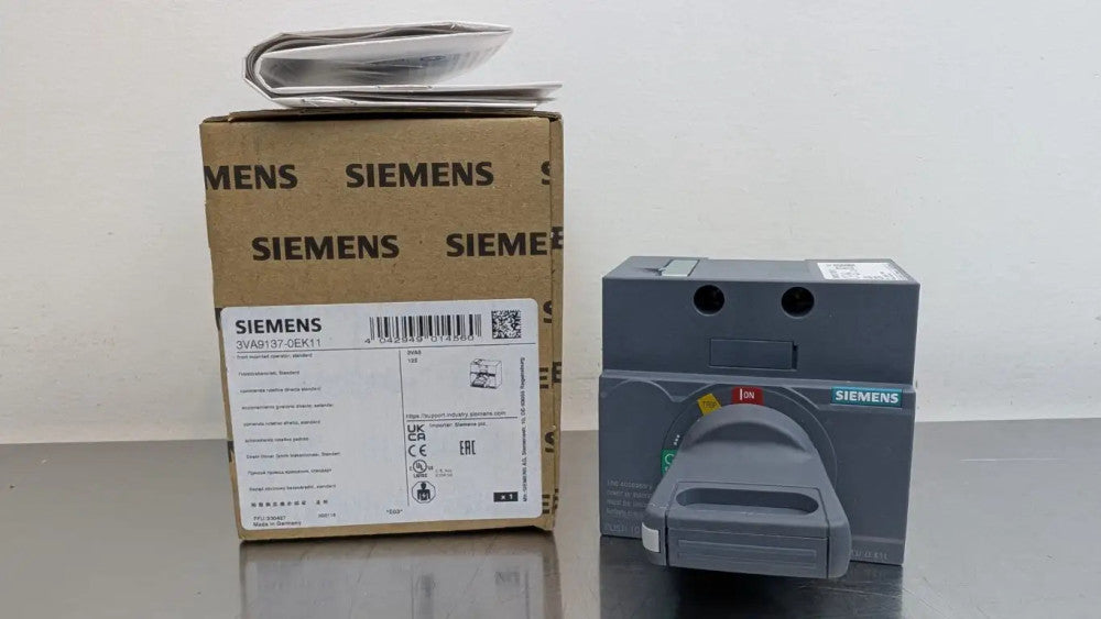 Siemens 3VA9137-0EK11 Front Mounted Rotary Operator Standard