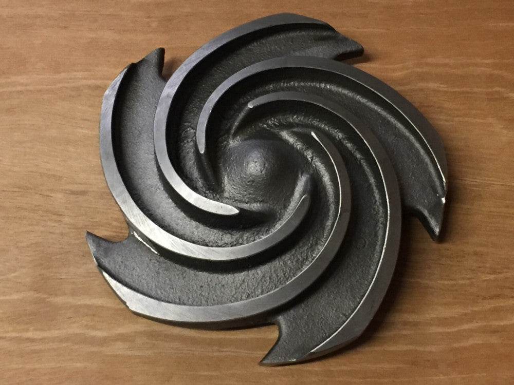 NEW Goulds Pumps Cast Iron Pump Impeller 56090 7-1/4" 7.25" Diameter