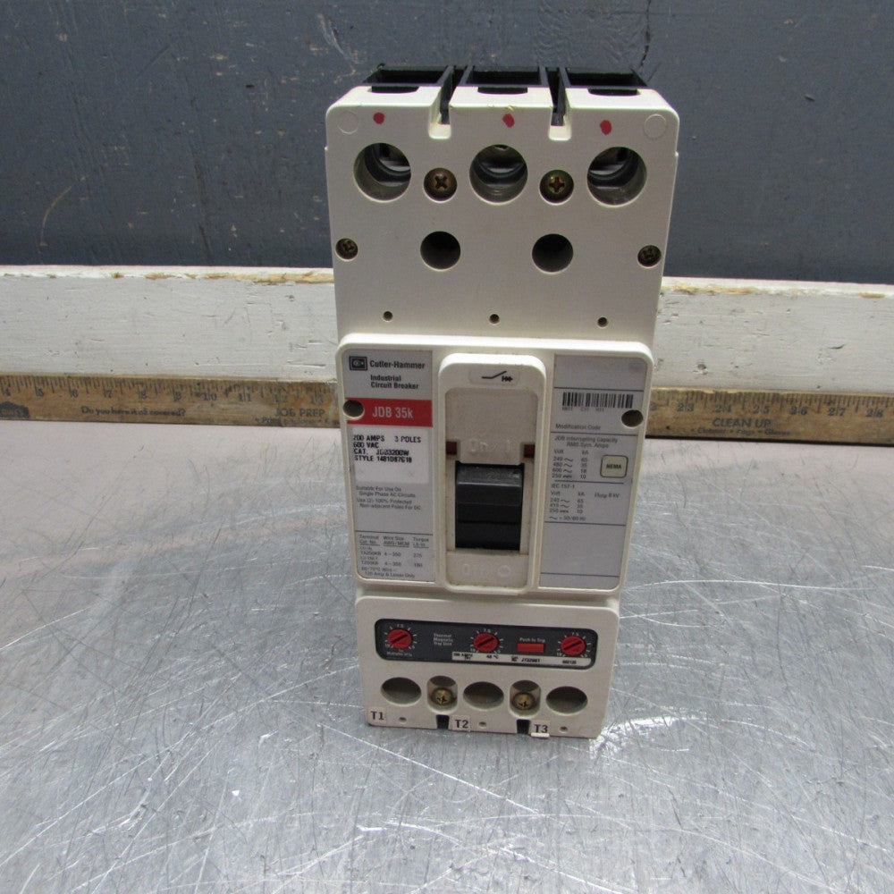 Cutler Hammer JDB3200W , CIRCUIT BREAKER ,3P/200A/600V/35kA, MAKE OFFER!