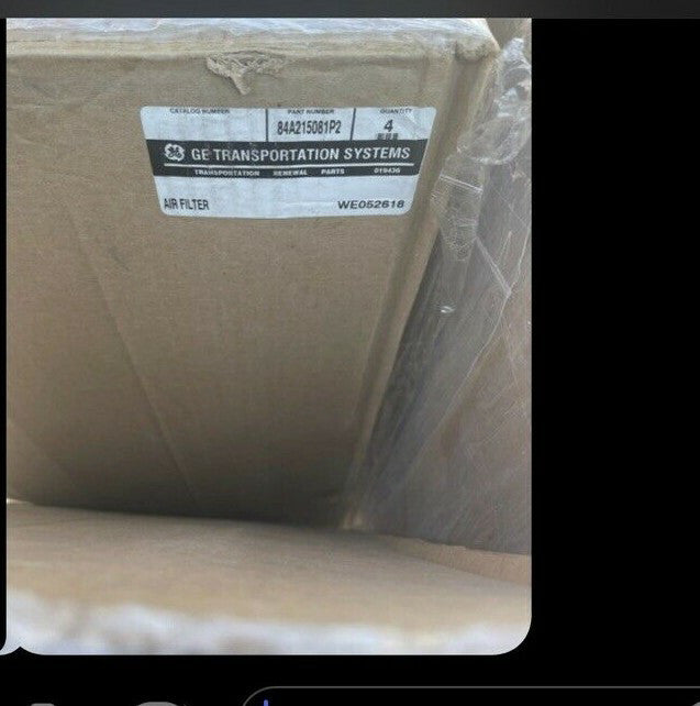 2 GENUINE GE 84A215081P2  RAILWAY LOCOMOTIVE FILTER