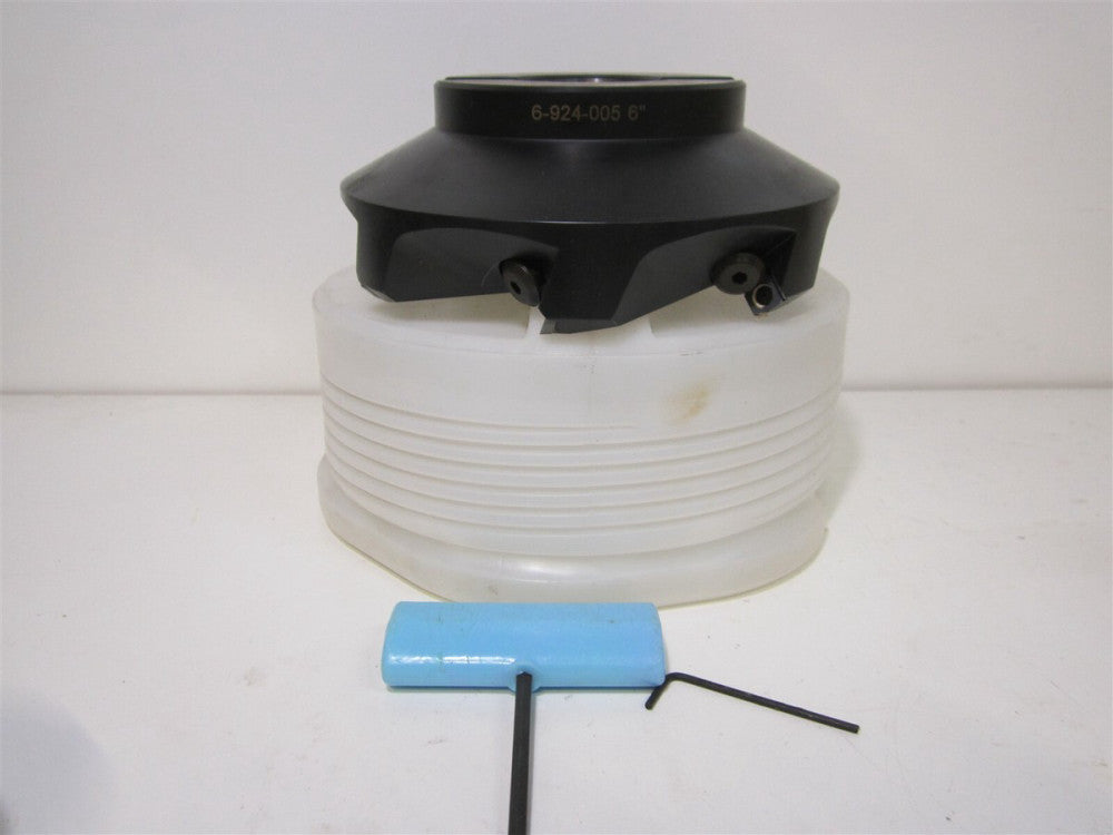 TMX (6-924-005) 6" HD MAXI-MIZER Indexable Face Mill Cutter 2" Arbor Hole RH