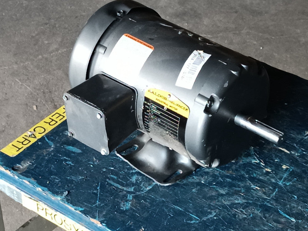 Baldor M3542 AC Motor, 0.75hp, 1725rpm, 208-230/460v, 60hz, 3.2-3/1.5a, TEFC