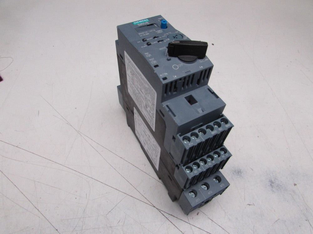 SIEMENS SIRIUS 3RA6120-1AP32 MANUAL MOTOR CONTROLLER 0.1-0.4A 110-240V NICE M/O