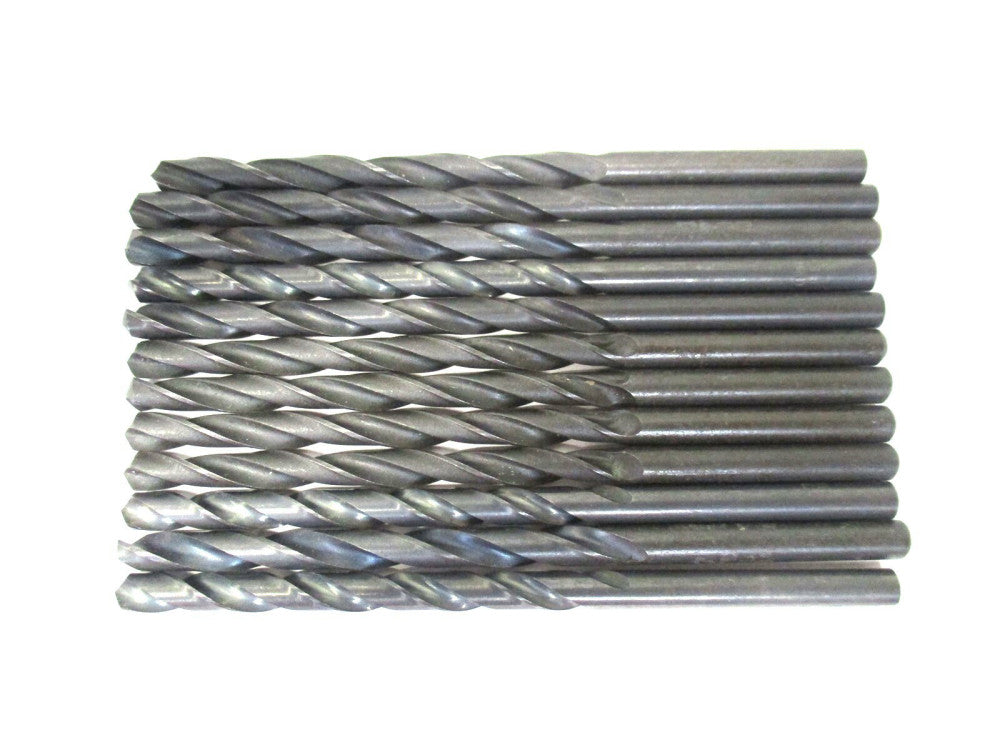 NEW (152117) #17 11/64 x 2-3/16 x 3-3/8 2-Flute HSS Spiral Fl Jobber Drill 12 PC