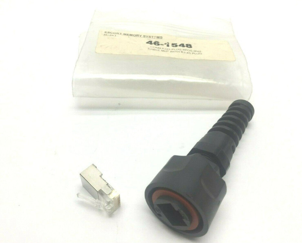 Escort Memory Systems 46-1548 Strain Relief RJ45 Plug