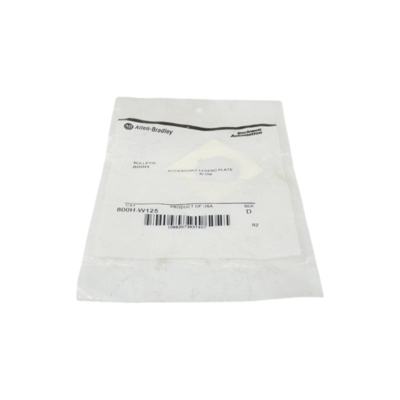 ALLEN BRADLEY 800H-W125 SER. D NSMP