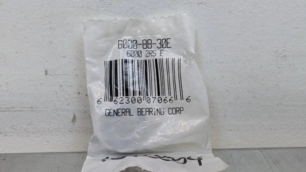 General Bearing 6000-2RS-E Deep Groove Ball Bearing 6000-88-30E 10mm ID 26mm OD