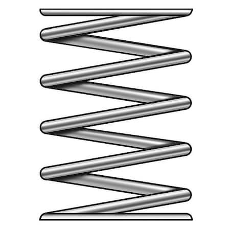 Zoro Select 1Ncl9 Compress Spring,Ss,1X0.026 In,Pk5