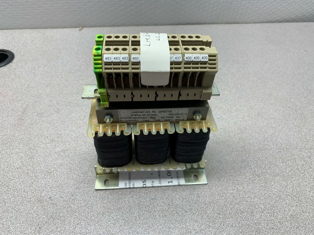 NEW NO BOX LIEBHERR 2645750 TRANSFORMER VDE0570-2-13