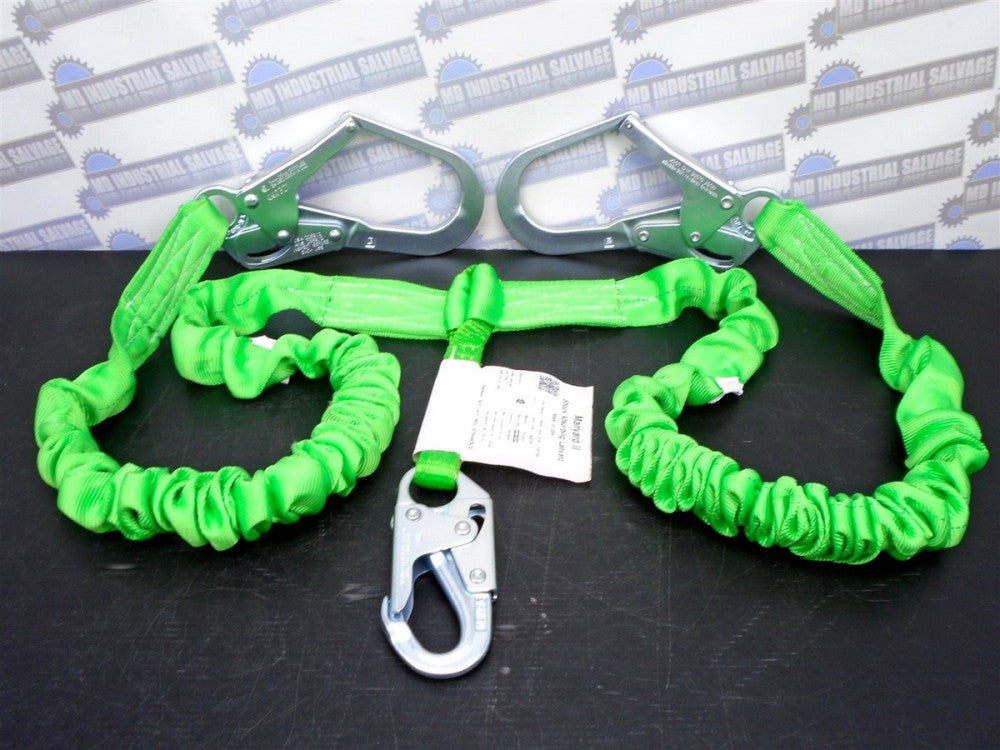 MILLER - 231M-Z7/6FTGN - MANYARD II - 6ft SHOCK ABSORBING LANYARD - 2-LEGS -NEW