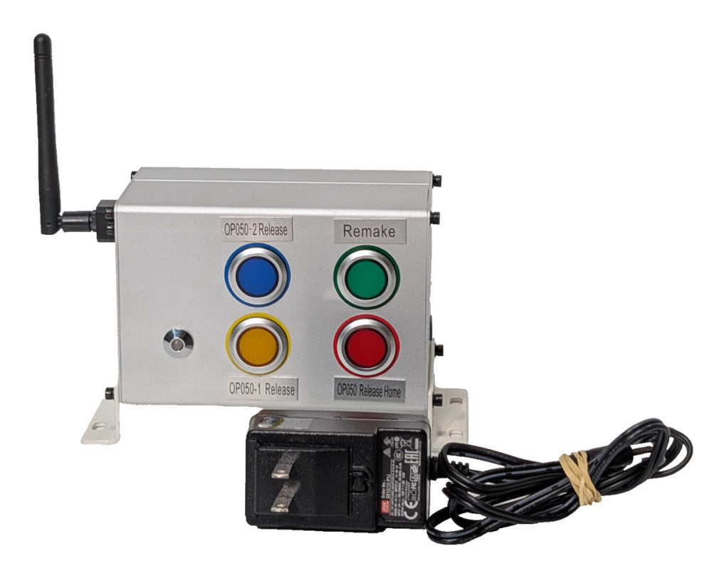 E3DB72 Push Button Operator Control Box Enclosure w/ GE12I12-P1J AC/DC Adapter