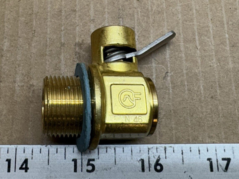 Riken Fittings Brass Petcock Drain Valve Number 46