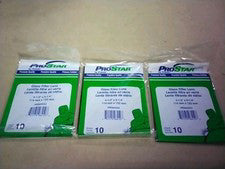 ProStar Glass Filter Lens 4.5" X 5.25" Shade 10. PRS64033. LOT Of 3