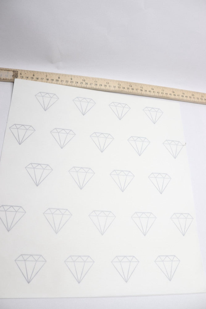 (1000-Pk) Butcher Paper Diamond Pattern 18" X 14" 