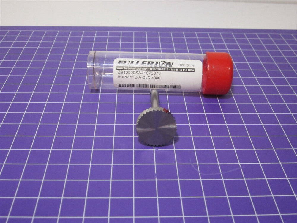 FULLERTON (Z43007) 1" Carbide Single Cut Burr 3/16 LOC 1/4 Shank 2-1/4 OAL 