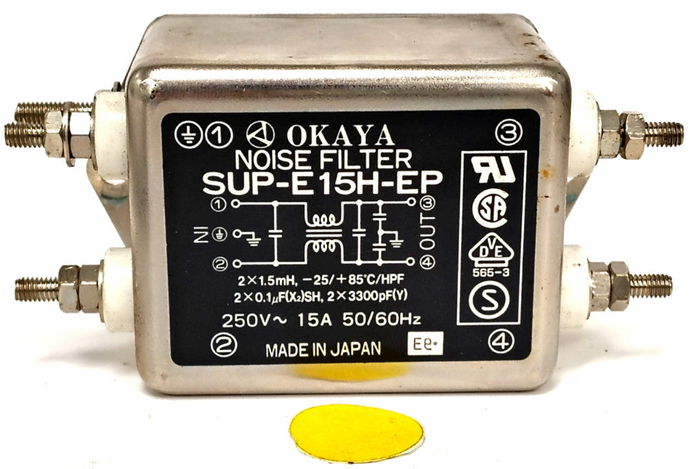 OKAYA NOISE FILTER 250V ~ 15A 50/60HZ  SUP-EL15H-EP