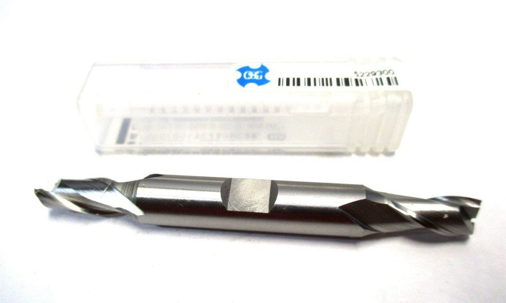 OSG (5229300) 9/32 x 3/8 x 9/16 x 3-1/8 2-Flute DE CC RH Cobalt Square End Mill