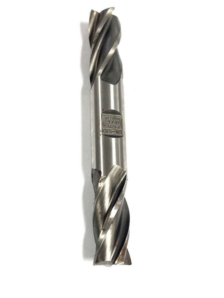 WELDON DOUBLE ENDED END MILL 3/4" DIA 3/4" SHANK 4 FLUTES KS5-HS AA24-5