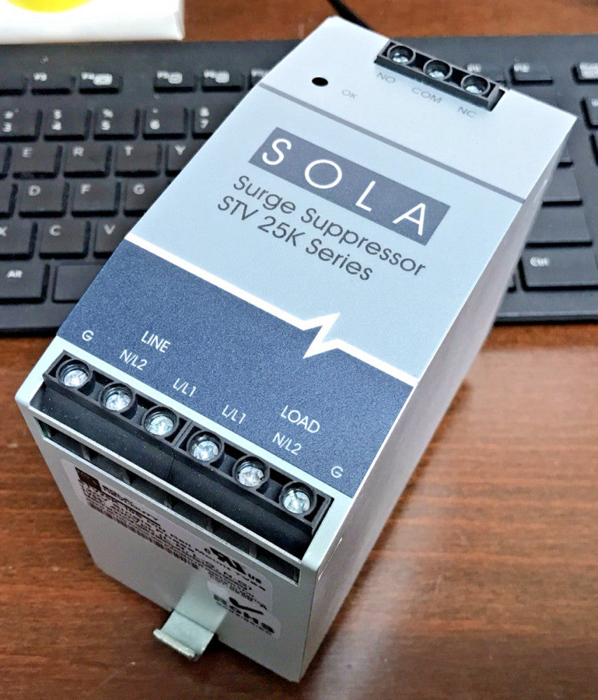 SOLA STV25K-10S DIN Rail Mount Surge Suppressor 1-PH
