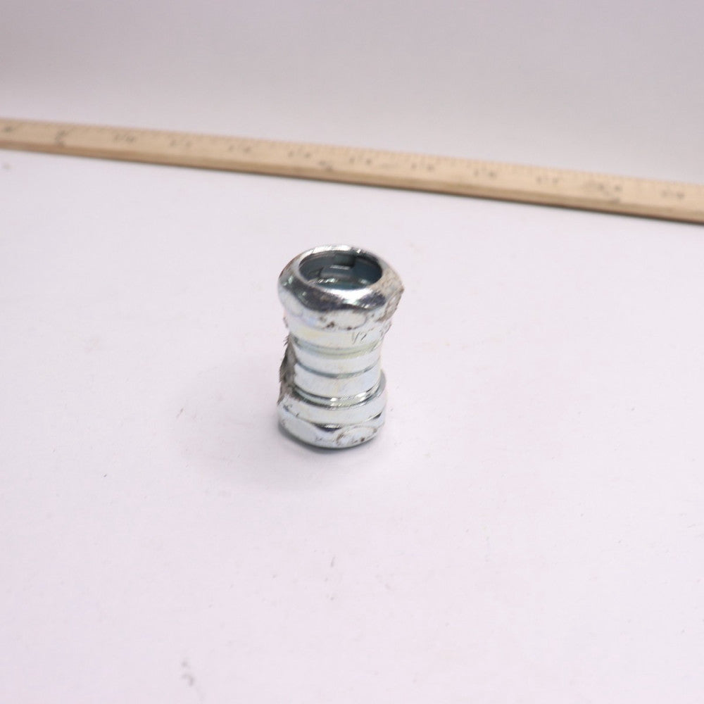Compression Coupling Conduit Fitting Steel 1/2"