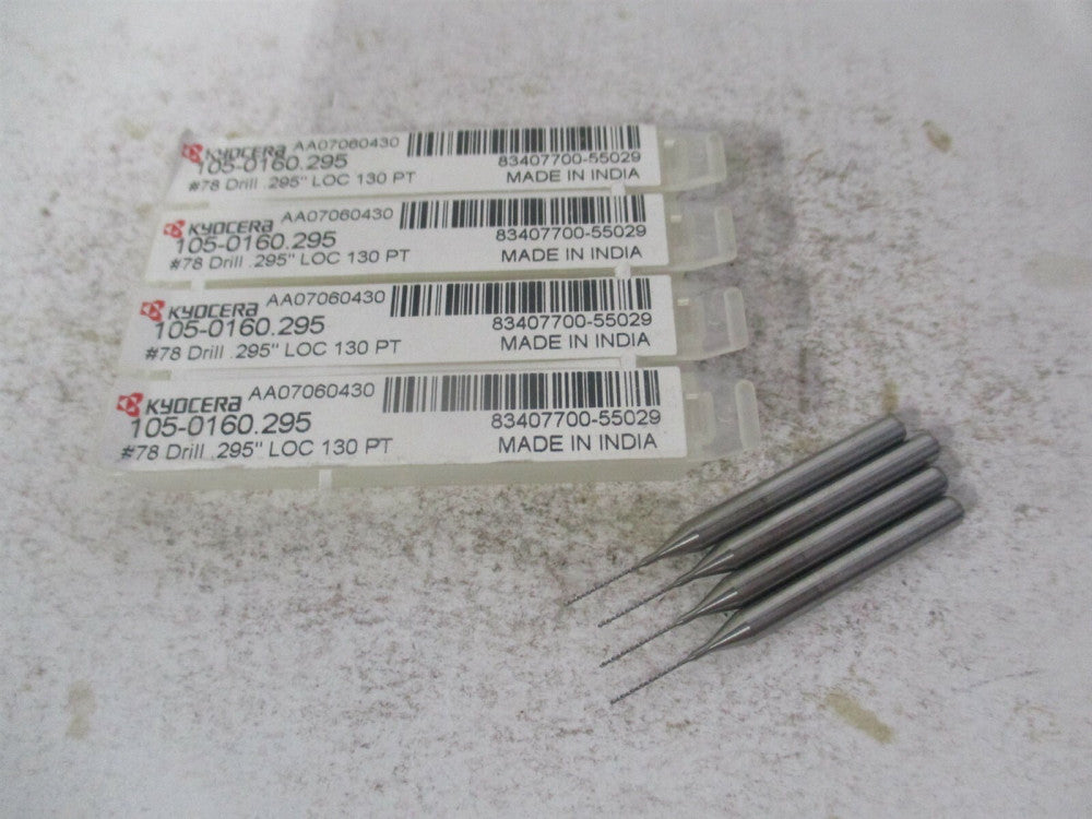 SGS (07285) #78 1/8" x 1-1/2" OAL Regular Spiral Circuit Board Drill Bit - Qty 4