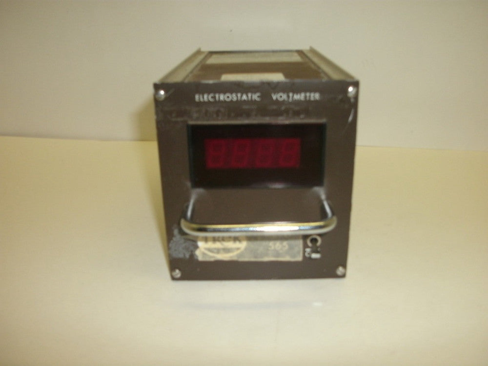 TREK 565 ELECTROSTATIC VOLTMETER 115 VAC MISSING POWER CORD & PROBE