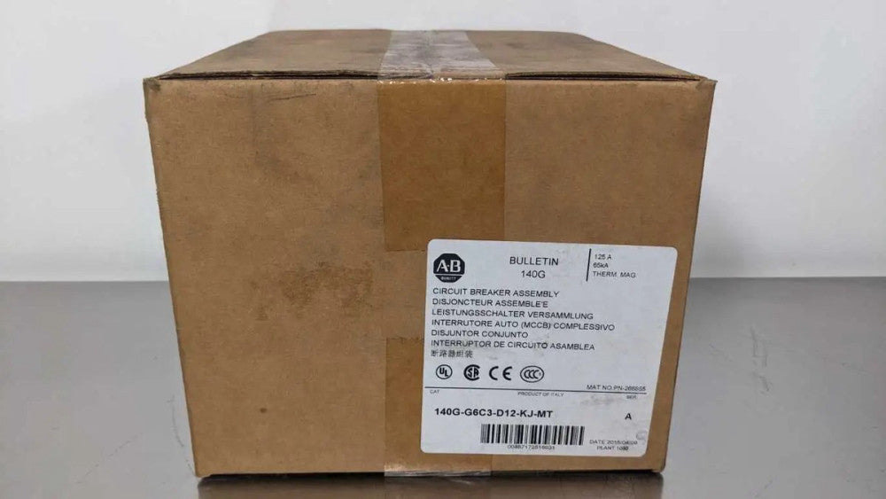 Allen-Bradley 140G-G6C3-D12-KJ-MT Circuit Breaker Assembly Ser A 125A PN-266855