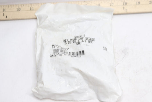 (50-Pk) Hex Head Cap Screw Grade 8 5-1/16" -18 X 3/4" UNC MP39027