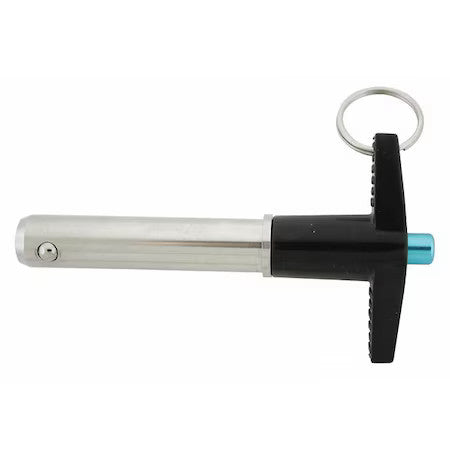 Zoro Select Lbt-Ss7132 Ball Lock Pin,T-Handle,3/8" Pin Dia.