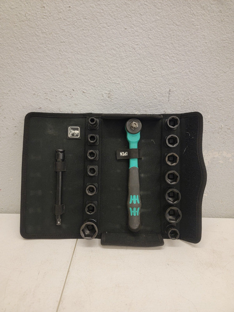 Wera 9724 Foam Insert 8010 B Zyklop Comfort Ratchet Set 1, 3/8", 16 Pc.