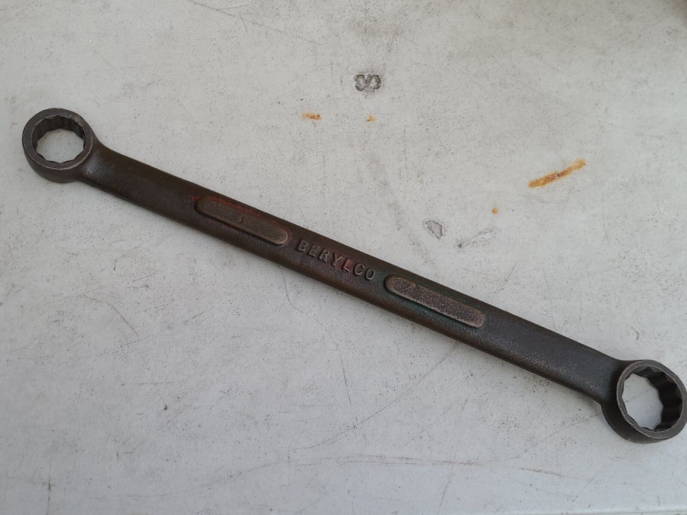 Berylco Beryllium Copper W996 Non Sparking Wrench 1" 1-1/8"