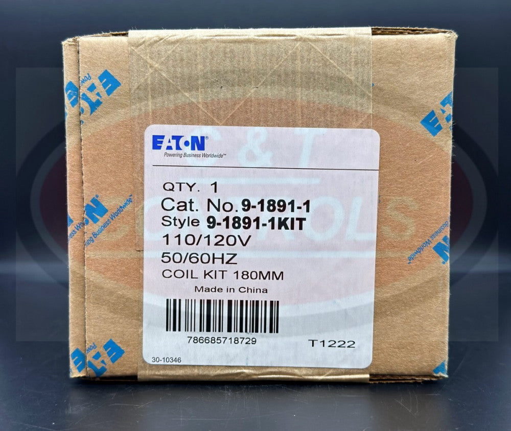 Eaton 9-1891-1 Coil 120/110V 60/50Hz Size 3,4,5 ACME Cutler Hammer New In Box