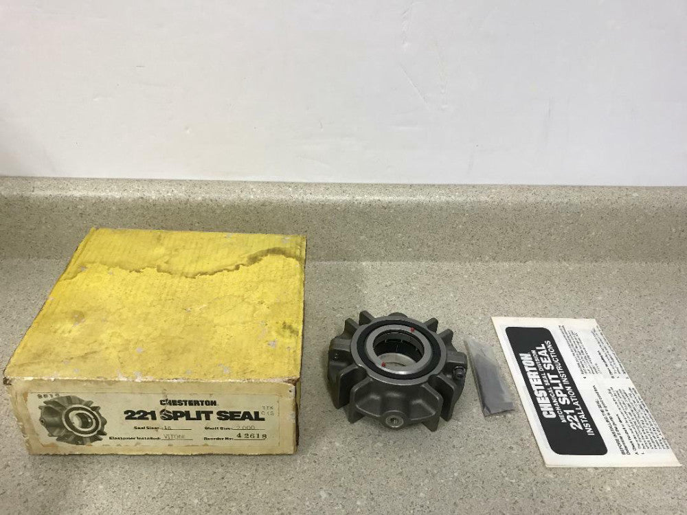 Chesterton 221 Split Seal 42618  Seal Size -16 Shaft Size 2 NEW