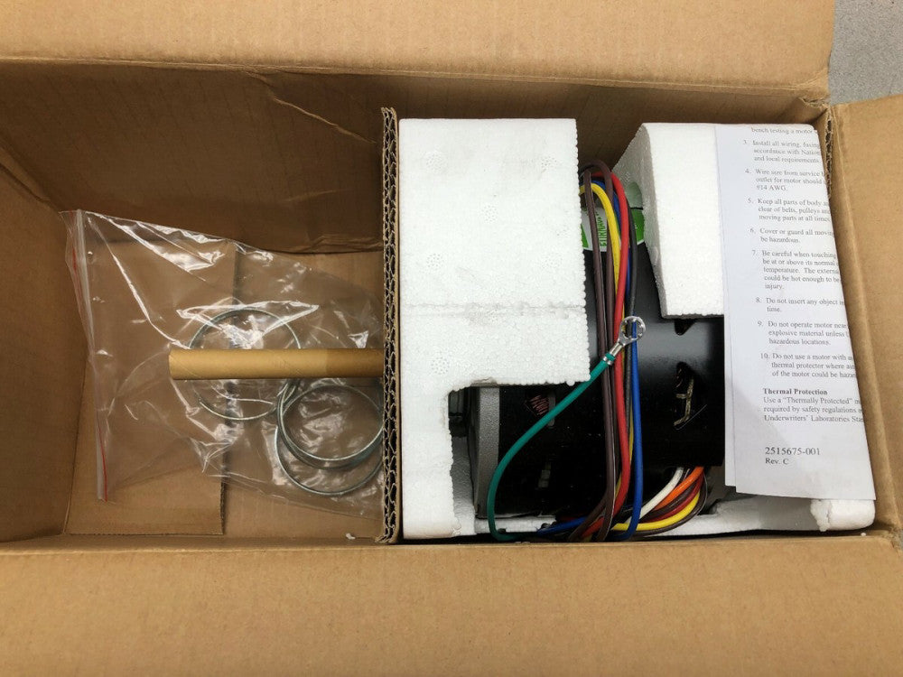 NEW IN BOX CENTURY 1/4 HP 1075 / 3 SPEED 115 VAC4.5 AMP 1 PH 48 FR 1/2" X 4-1/2 