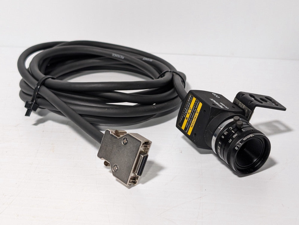 Keyence Corp. CV-050 CCD Vision Camera, High Speed Camera with cable as pictured
