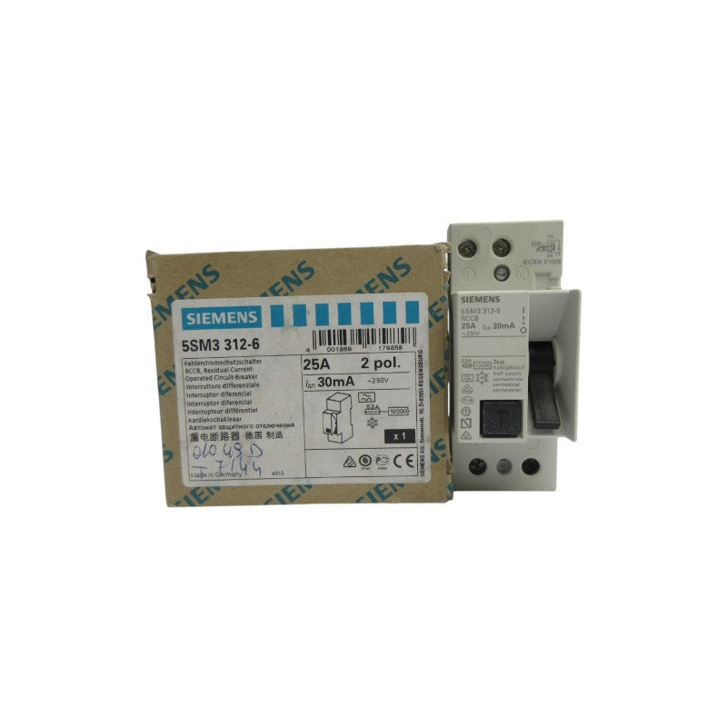 SIEMENS 5SM3312-6 230V 25A NSMP