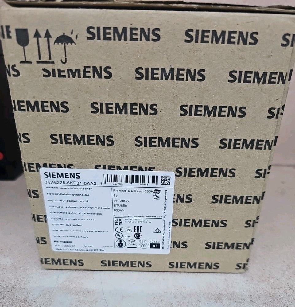 1) New SIEMENS 3VA6225-6KP31-0AA0 