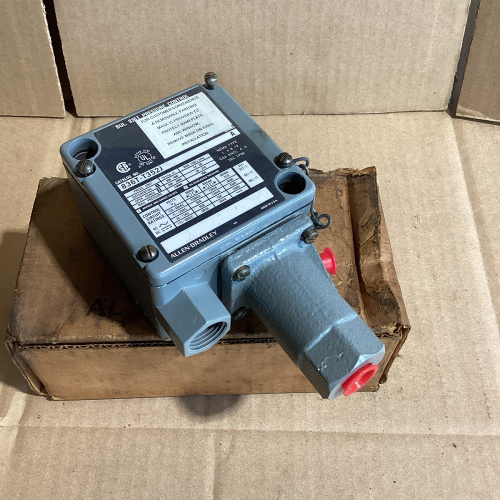 ALLEN BRADLEY 836T-T352J PRESSURE CONTROL SWITCH NOS