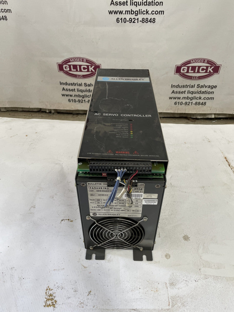 Allen Bradley 1391B-ESAA22-AQB Series D AC Servo Controller 8 KW 210V 3 PH