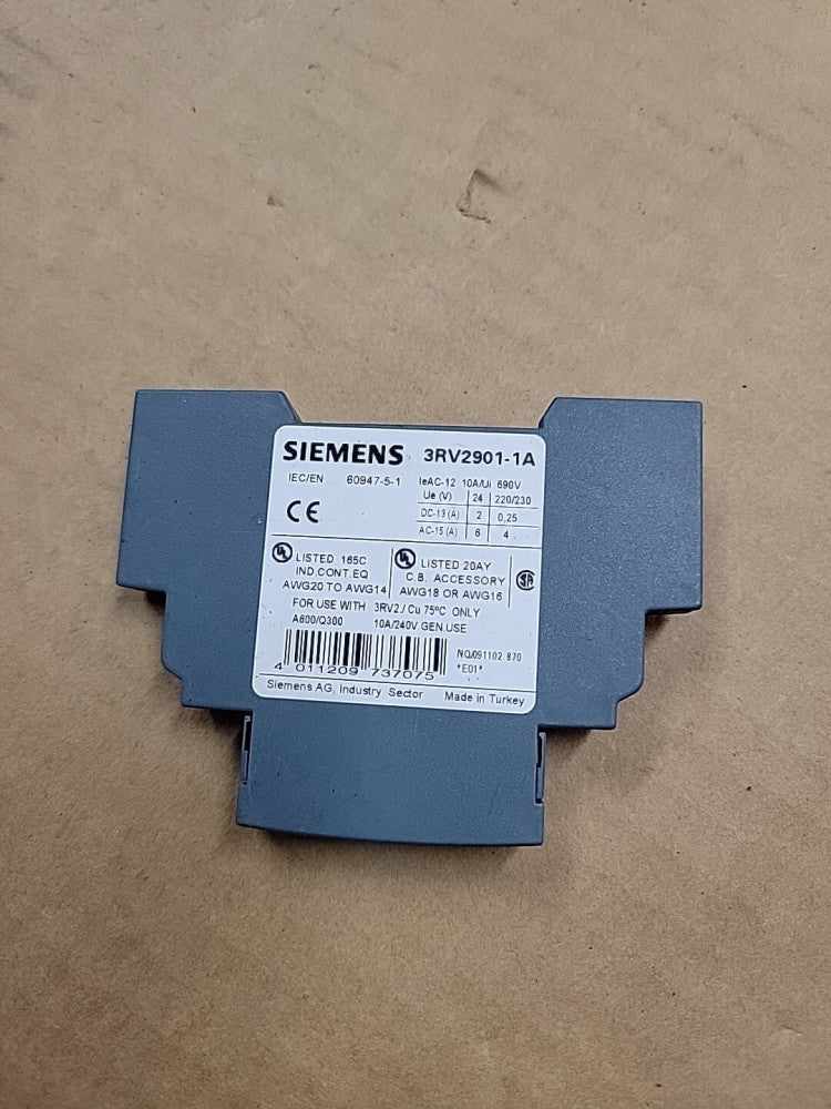 New! Siemens 3RV2901-1A 3RV29011A Auxiliary Contact Block