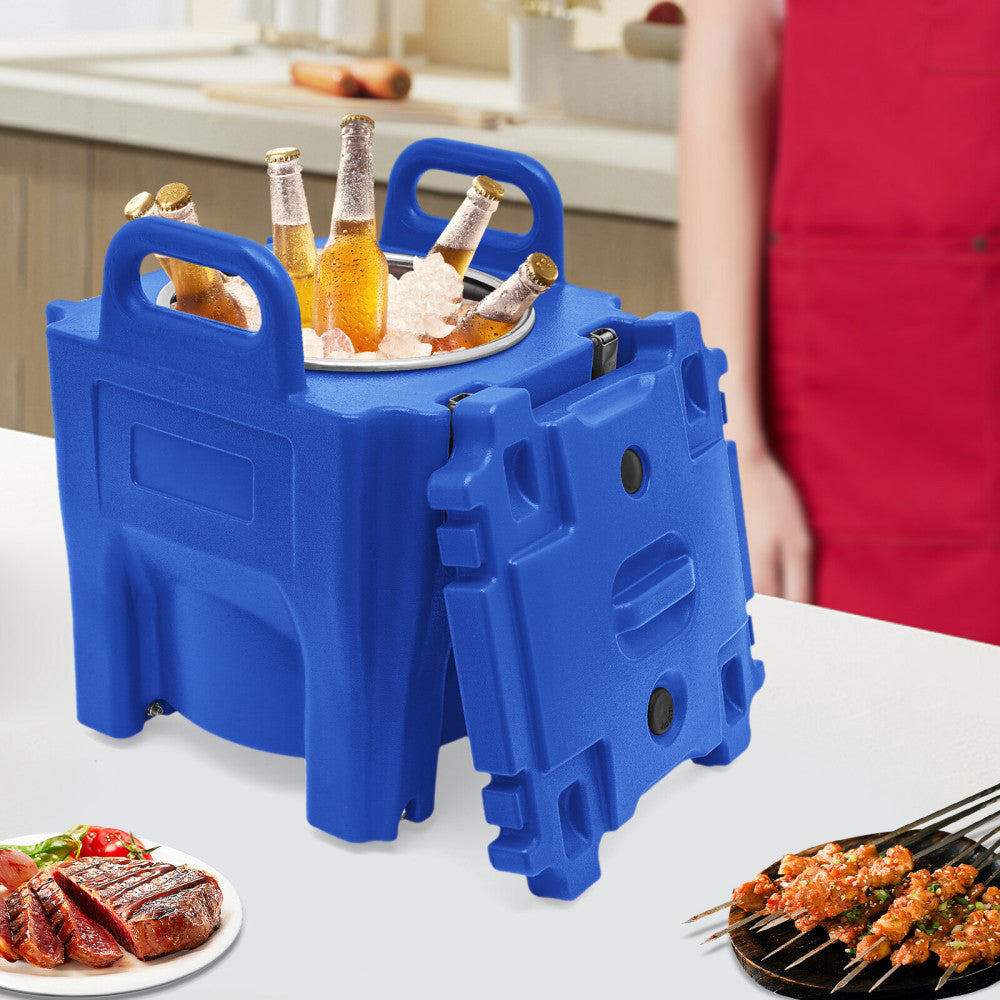 Insulated Catering Hot Cold Chafing Dish Food Pan Carrier Box Commercial 21 Qt