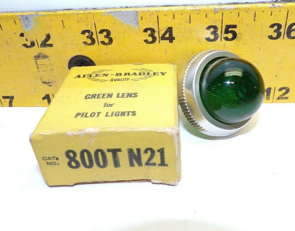 NEW ALLEN BRADLEY GREEN PILOT LIGHT LENS  800TN21