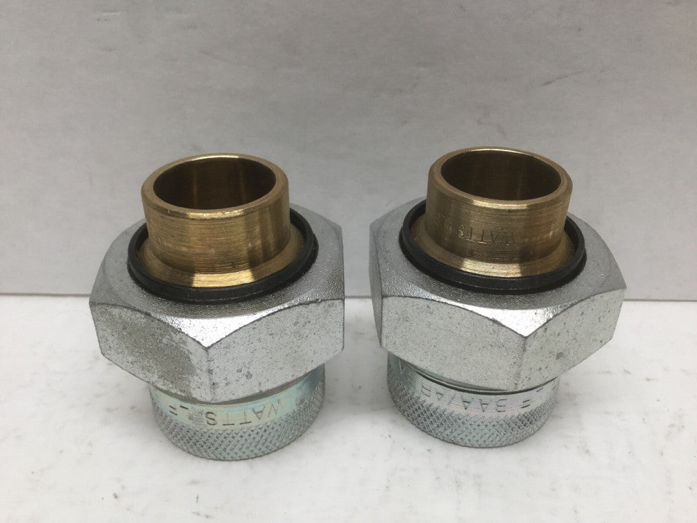 Watts LF- BAA/ARRA Female Dieelectric Union, 1-3/8" X 1-5/8" ID (Lot of 2)