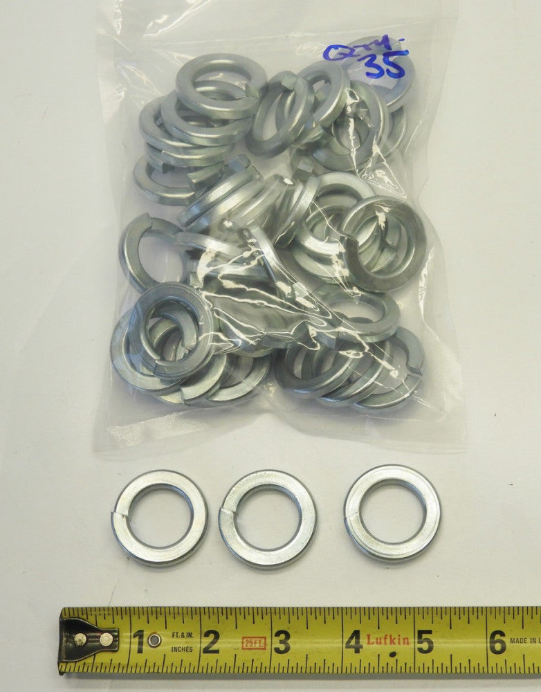 35 pcs PFC 00350-3400-021 7/8 Split Lock Washer Zinc Blue