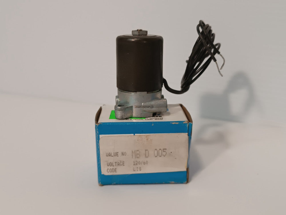 Skinner (Honeywell) MBD005 Solenoid Air Valve with AB6-19A Coil, 120v @ 60Hz