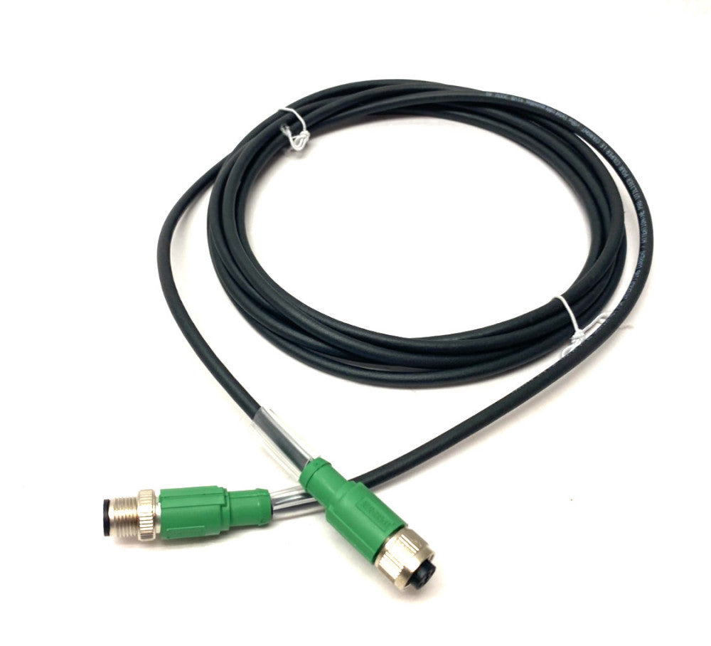 Phoenix Contact SAC-4P-M12MS/3,0-PUR/M12FS SH Double Ended Cordset 1500871