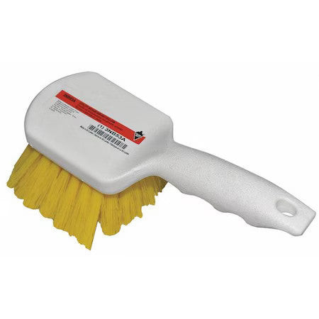 Tough Guy 3Nb53 3 In W Scrub Brush, Medium, 5 In L Handle, 3 In L Brush,