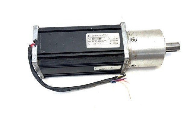 DUNKERMOTOREN BG65X75SI INDUSTRIAL STEPPER MOTOR W/ PLG60 PLANETARY GEARBOX